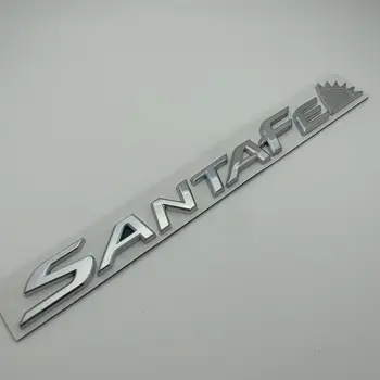 1 Бр. компл ABS SANTAFE Ix45 Стикер с надпис на гърба на етикета на английски език Оригинални Аксесоари Стикер на задната врата на багажника на колата