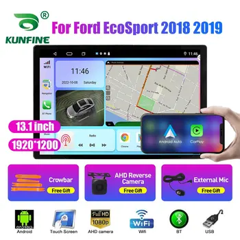 13,1-инчов автомобилен радиоприемник за Ford EcoSport 2018 2019 Кола DVD GPS Навигация стерео Carplay 2 Din Централна мултимедиен Android Auto