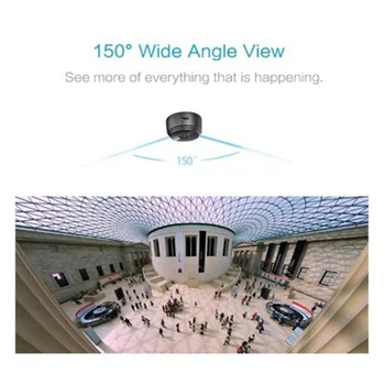 2023 нова wifi камера за видеонаблюдение A9, скрита камера колан, дистанционно управление, нощно виждане, мобилно откриване