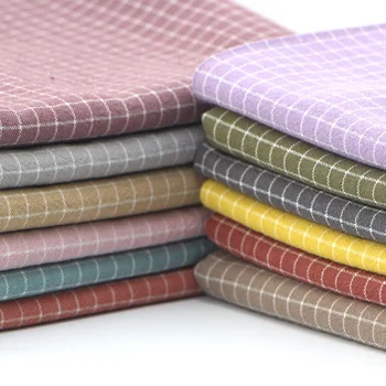 50*140 см DIY Japan Little Cloth Group Тъкан, която е боядисана в прежда за шиене в стил мозайка ръчно изработени, решетчатая