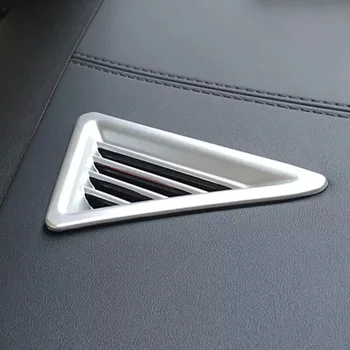 ABS Матиран За Toyota Alphard 2016 2017 2018 автоаксесоари За предното Малко Украса за излизане на въздуха, за Довършителни работи за стайлинг на автомобили, 2 бр.