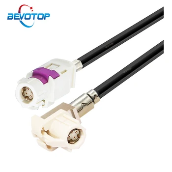 BEVOTOP 4-Пинов Конектор HSD Code B Щепсел от контакта на електрическата мрежа Под прав ъгъл от 90 ° Високоскоростен Теглене на Кабели 4 жилки кабел LVDS HSD 535