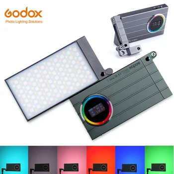 Godox M1 2500 К-8500K Пълноцветен RGB led Лампа Джобен Размер Type-C, Акумулаторна батерия led Видео Творчески Лампа С Множество специални ефекти