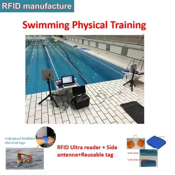 UHF RFID-етикет Гривна pps Водоустойчив гривна на глезена етикет за радиочестотна идентификация външни порти на rfid impinj r2000 модул четец в спортната надпревара