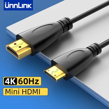 UNNLINK MINI HDMI-HDMI Кабел 4K 60Hz мъж към Мъж Високоскоростен Кабел-Адаптер За Камера на Таблета Към Монитора ТВ-бокс Проектор 1,5 м