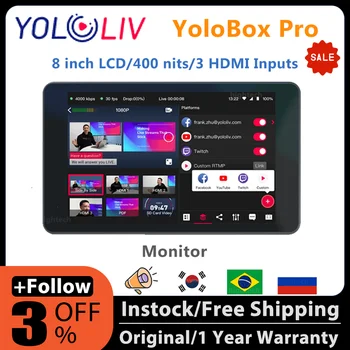 YOLOLIV YoloBox Pro / YoloBox Pro с кейдж - Универсална система за директно излъчване и комутация с няколко камери
