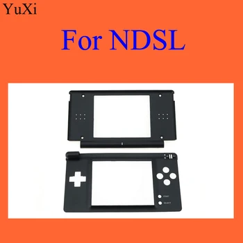 YuXi Черна Пластмасова Горната/Долната Рамка и LCD екран За видео Игра Конзола NDSL DS Lite, Корпус на Екрана на Дисплея, Подмяна на Корпуса