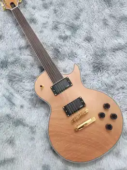 Безплатна доставка, 6-струнен електрическа китара, лешояд от абанос, цвят на трупа, може да се създаде