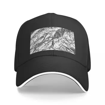 Бейзболна шапка от алуминиево фолио със сребристи метални текстура, туризъм шапка, мъжка шапка с защелкивающейся облегалка, дамска шапка