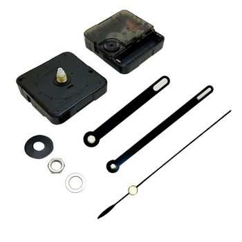 Винт монтиране на механизъм за почистване 5 мм, с черни стрелки, 2157, Сребърни ядки, Аксесоар, кварцов часовников механизъм 