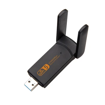 Двойна лента USB Wifi адаптер мрежова карта 802.11 AC 1900 Mbps WiFi адаптер 5 Ghz USB Ethernet Мрежова карта на КОМПЮТЪРА Lan, Wifi ключ AC Wifi приемник