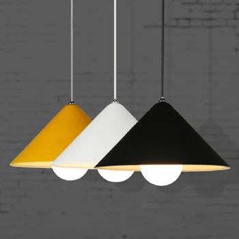 Диаметър 32 см, 3 цвята, алуминиева лампа, висящи лампи, модерен подвесная лампа за ресторант, кафе,бар, магазин, светлинното устройство