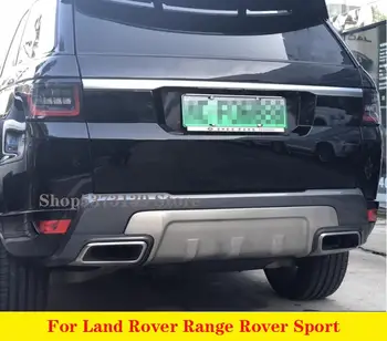 За Land Rover Range Rover Sport 2014-2017 2018-2023 Защита на предна + задна броня от неръждаема стомана, защитни накладки F