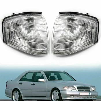 за Mercedes Benz C Class W202 1994-2000 Двойка Ъглови Светлини Насоки на завоя 2028261143 2028261243