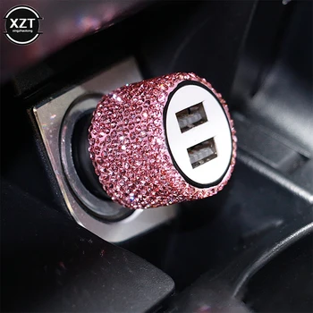 Зарядно за кола с два USB конектори се монтира на диамант креплении, зарядно за кола с предпазен чук, зарядно устройство с твърд стена, зарядно за кола от алуминиева сплав