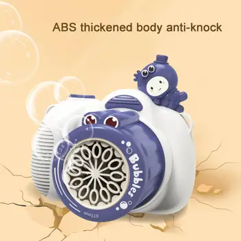 Здрава автоматична машина за сапунени мехури ABS Bubble Machine Анимационен филм 12 дупки за сапунени мехури Развлечения