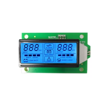 Индикатор инвертор батерии TN LCD екран 7-сегментени черно-бели инвертори електрически ПРОЗОРЦИ на Екрана на модула за зареждане