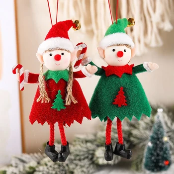 Коледна декорация, кукла-фея, Коледни украси за дома, окачване за момичета и момчета, подаръци, играчки, декорация за Коледната елха, Навидад Нова Година 2023