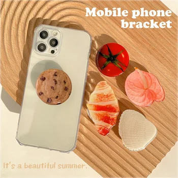 Корейски Сладък Деликатесный хляб Писалка за телефон Tok Korea Griptok Пръстен-притежател на iPhone 14 Pro Универсални Аксесоари Чудесна поставка