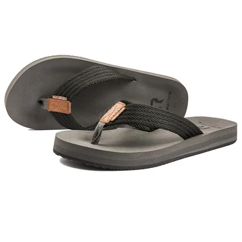 Маркови висококачествени летни чехли, мъжки по-големи размери от 40-50, дишащи плажни сандали, удобни ежедневни чехли от ЕВА, мъжки обувки