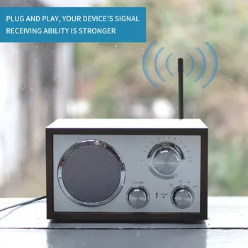 Мини говорител универсален 3,5 mm радио външна аудио антена отвор за слушалки Външна антена, 3,5 мм