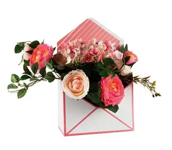 Нов креативен плик, Кутия за цветя, Фестивал Cixi, Сгъваеми Цветя, опаковъчна хартия за цветя, Хартиена кутия, Подарък кутия за цветя