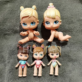 Оригиналната и мультистильная допълнителна кукла Кърпа baby 6 см-10 см, играчка за момичета в подарък