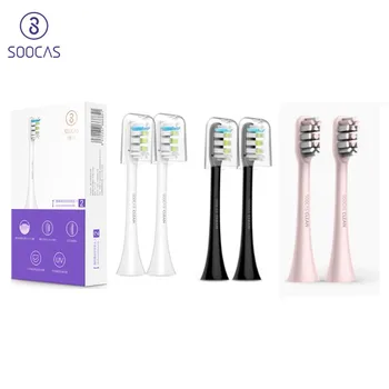 Оригинални Сменяеми Глави Четка за зъби SOOCAS X3 X1 X5 SOOCARE X1 X3 Звукова Електрическа Накрайник за Четка за зъби Smart Toothbrush