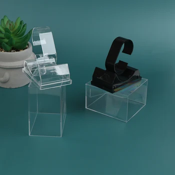 Пластмасов държач за съхранение на дисплея на часа, прозрачен калъф за smart часа за възрастни и деца, защитна кутия, органайзер
