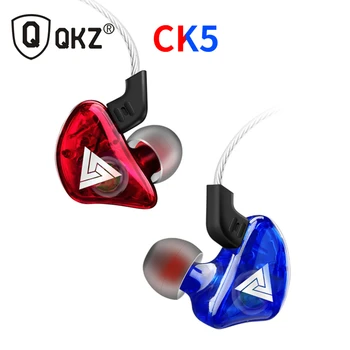 Продажба на едро QKZ CK5 10ШТ Жични слушалки Спортни Слушалки С Микрофон Слушалки Телефон Комплект за Продажба