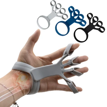 Силиконови растяжители за пръсти, эспандер, симулатор за захващане на ръцете, тренажор за ръце, усилвател за рехабилитация при артрит, тренажор за ръце