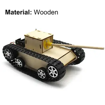 Стволовая играчка за резервоар САМ Educational Wood Science Ръководство за Монтаж Модел на Резервоара за Деца