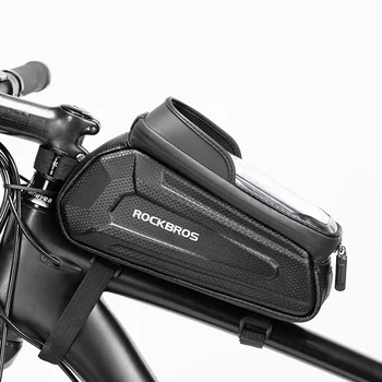 Чанта за електрически Скутер Чанта за предната греда на мотора Чанта за горната Тръба Чанта за управление Водоустойчив Голям Капацитет Аксесоари За Велосипеди