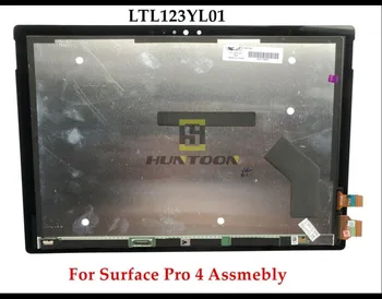 100% Тествани Абсолютно Нов LCD екран възли За Microsoft Surface Pro 4 LCD Дисплей С touch Screen Digitizer LTL123YL01 Високо качество