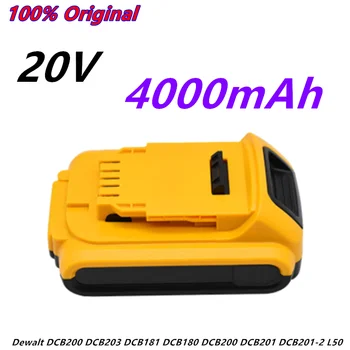2022 20 от 4000 mah Литиево-йонна батерия Ferramenta para Poder Dewalt DCB200 DCB203 DCB181 DCB180 DCB200 DCB201 DCB201-2 L50