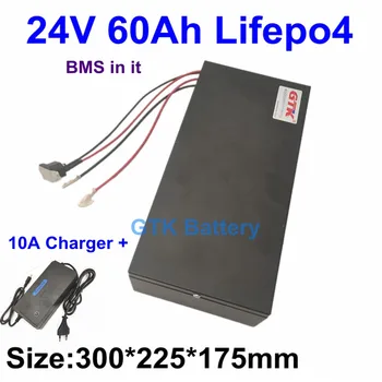24 В 60Ah Lifepo4 Висока скорост на изпускане на Lifepo4 батерии за оловно-киселинна батерия на Лодка с извънбордов мотор Яхта ebike мотор