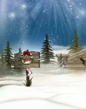 5x7ft, снежна Коледна елха, чорап, фонове, за снимки, декори за студия, фон