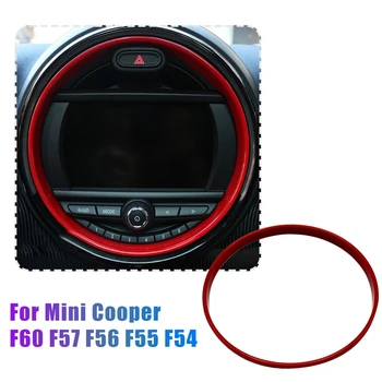 8,8-инчов червена Централна конзола на Арматурното табло, Навигационна дисплей, Панел, декоративни пръстен за Mini Cooper F60 F57 F56 F55 F54