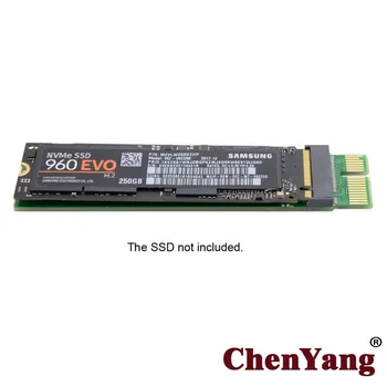 CY Chenyang PCI-E 3.0, 1x x1 Вертикален адаптер NGFF M-key NVME AHCI SSD за твърдотелно устройство XP941 SM951 PM951 960 EVO