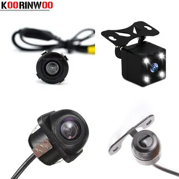 Koorinwoo Универсална CCD-камера за обратно виждане/предна камера за нощно Виждане, водоустойчив резервно помещение за помощ при паркиране, Камера за задно виждане