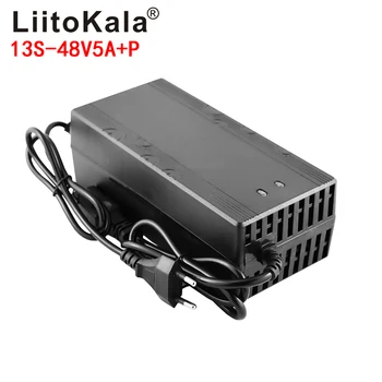 LiitoKala 13S 48V 5A литиево-йонна батерия зарядно устройство 5,5*2,1 мм Универсален захранващ Адаптер ac 54,6 V 5A dc