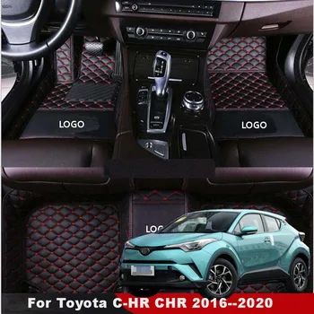 Автоаксесоари, автомобилни стелки за Toyota C-HR CHR 2016 2017 2018 2019 2020, кожени стелки, килими за интериора на колата, автомобилни постелки