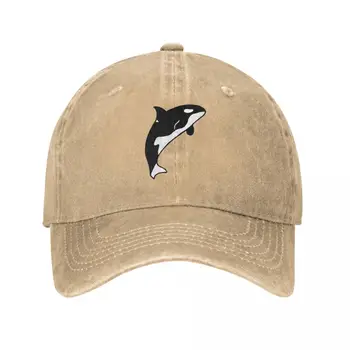 Аз обичам orca, шапка за любителите на кит-кит убиец, ковбойская шапка, солнцезащитная аниме-шапка, детска шапка, кожа шапка, мъжка шапка, дамски