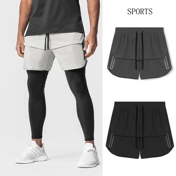 Американските спортни къси панталони, мъжки летни маркови свободни баскетболни панталони с пет точки, бързо съхнещи панталони за фитнес на открито