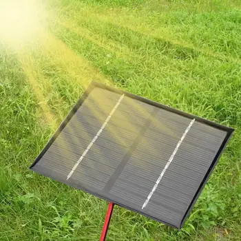 Батерия на слънчева батерия 1,5 W 12 В, Слънчеви панели от поликристален силиций, клас А + скоба 