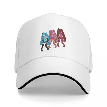Бейзболна шапка на Miku, солнцезащитная шапка, полистирен шапки за партита, маркови мъжки шапки, шапки по поръчка, шапки за жени, мъжки