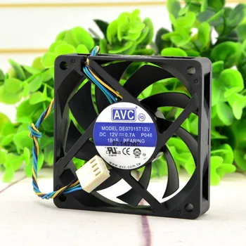 За AVC DE07015T12U 7015 12V 0.7 A 7-centimetric 4-кабелна, вентилатор на процесора PWM