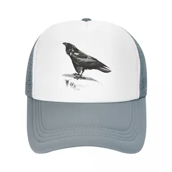 Иконата на бейзболни шапки с винтажной гравиран Raven, сладки шапки за мъже и Жени