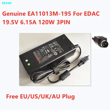 Истински EA11013M-195 19,5 В 6.15 А 120 W 3-Пинов Адаптер За Зарядно Устройство EDAC
