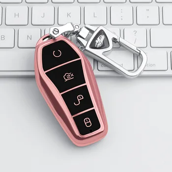 Калъф за автомобилни ключове от TPU За BYD Han Ev Tang Dm/Чин PLUS/Song Pro/MAX/Юан Dolphin E2 Auto Аксесоари за Кола Протектор